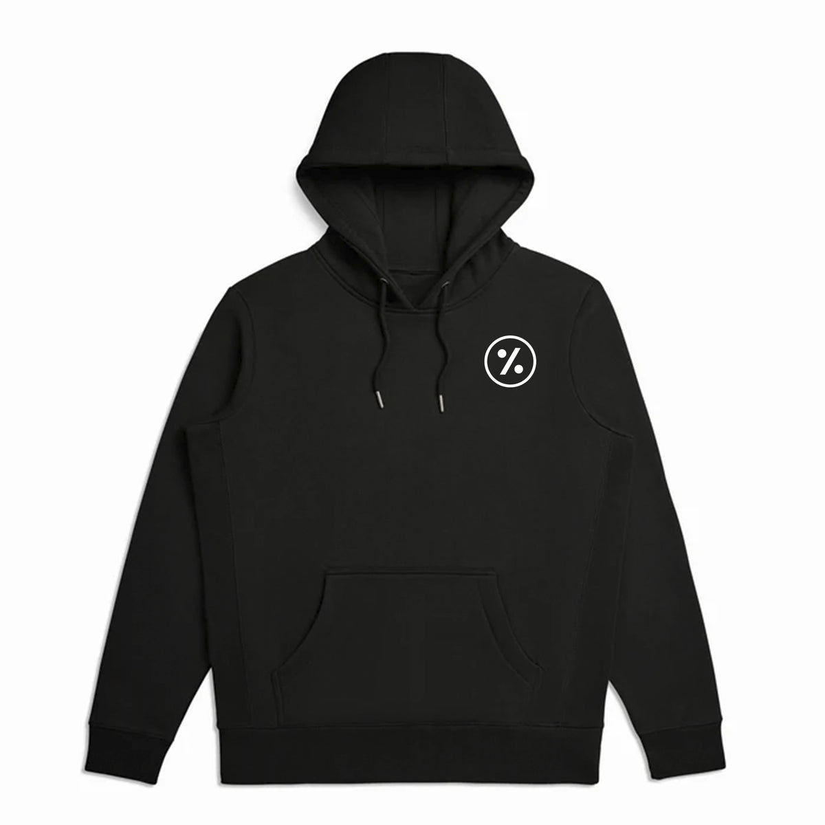 BobaSnob Black Organic Cotton Hooded Sweatshirt