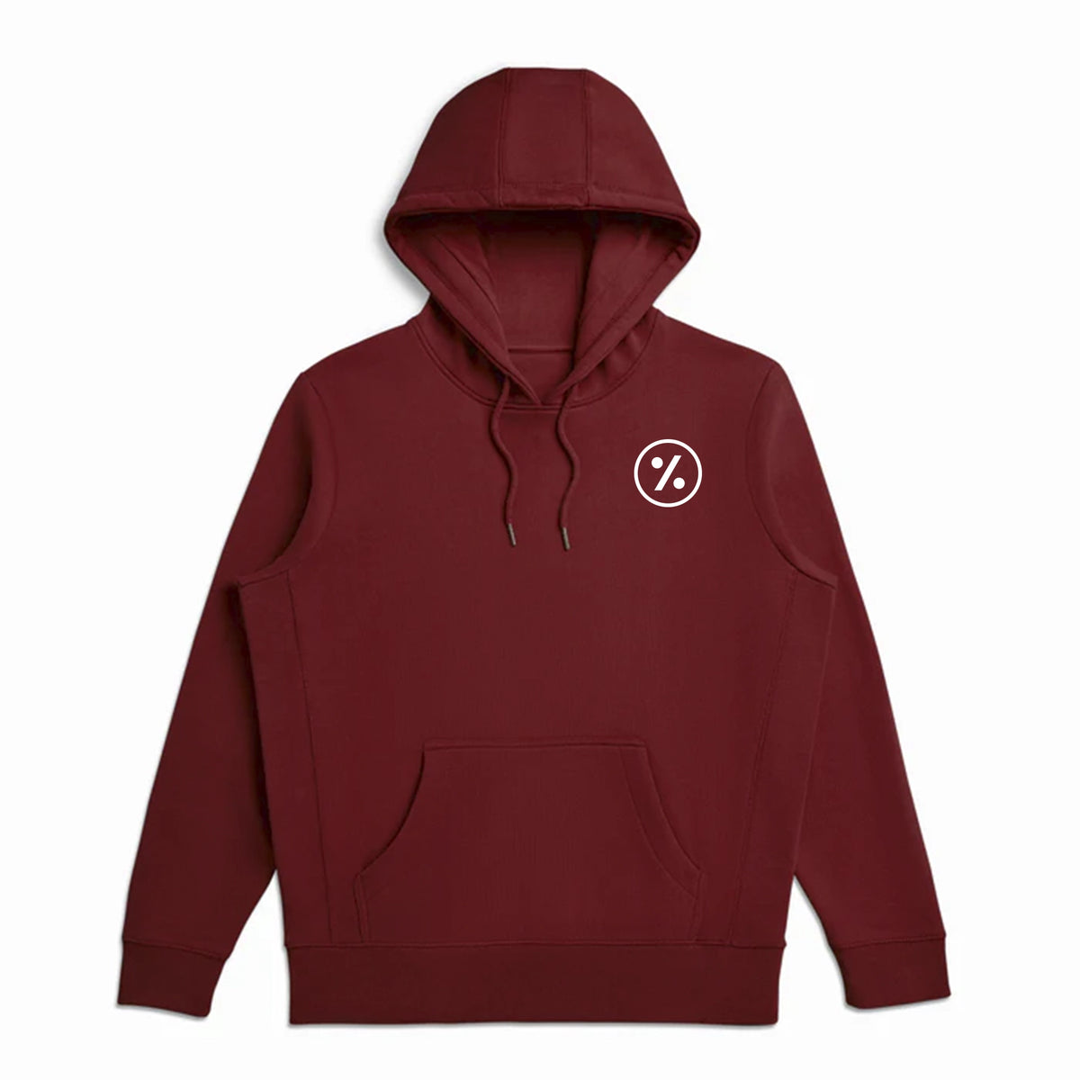 BobaSnob Oxblood Organic Cotton Hooded Sweatshirt