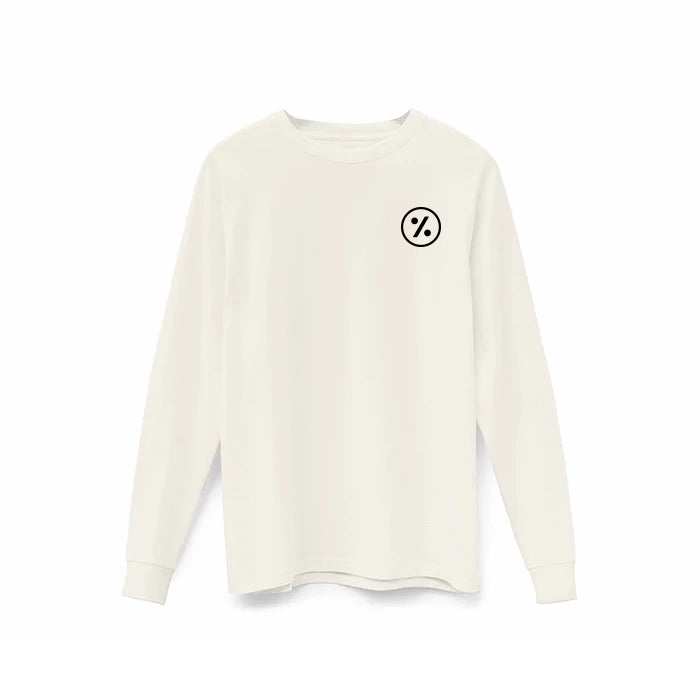 BobaSnob Natural 100% Cotton 6oz Long Sleeve T-Shirt