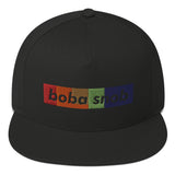 Load image into Gallery viewer, Boba Snob Pride Flat Bill Cap