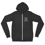 Load image into Gallery viewer, Peace Love and Good Boba Tea Unisex zip hoodie