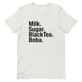 Load image into Gallery viewer, Milk Sugar Black Tea Boba Short-Sleeve Unisex T-Shirt