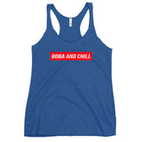 Load image into Gallery viewer, Boba and Chill Women&#39;s Racerback Tank